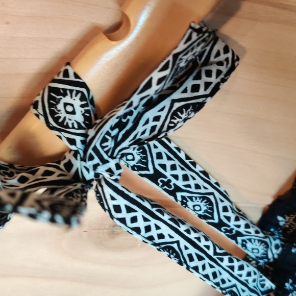 Route 66 Black & White Spaghetti Tank Top - Picture 5 of 7